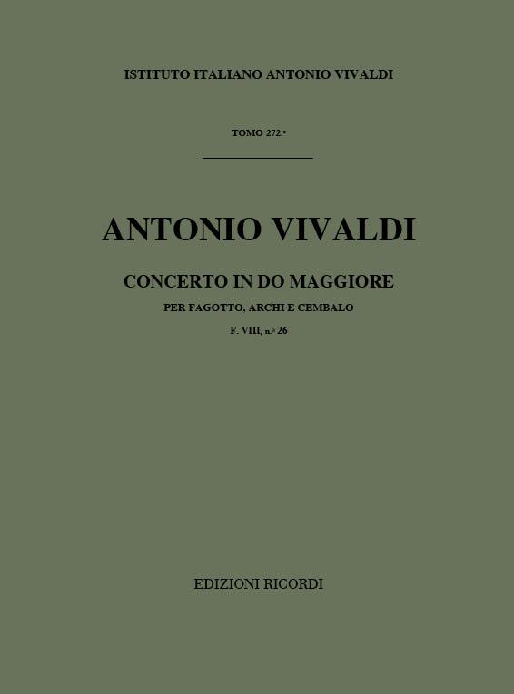 Concerti Per Fg., Archi E B.C.: In Do Rv 479